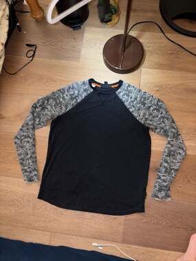 Cody James Men's FR Camo Long Sleeve Baseball Work T-Shirt